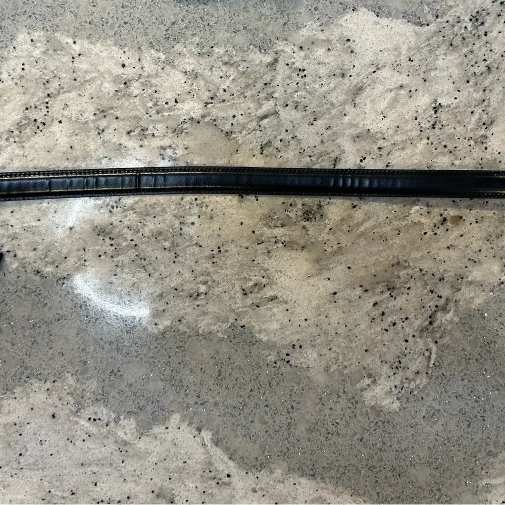Celine SMALL 18MM WESTERN BELT IN TAURILLON LEATHER Size 70